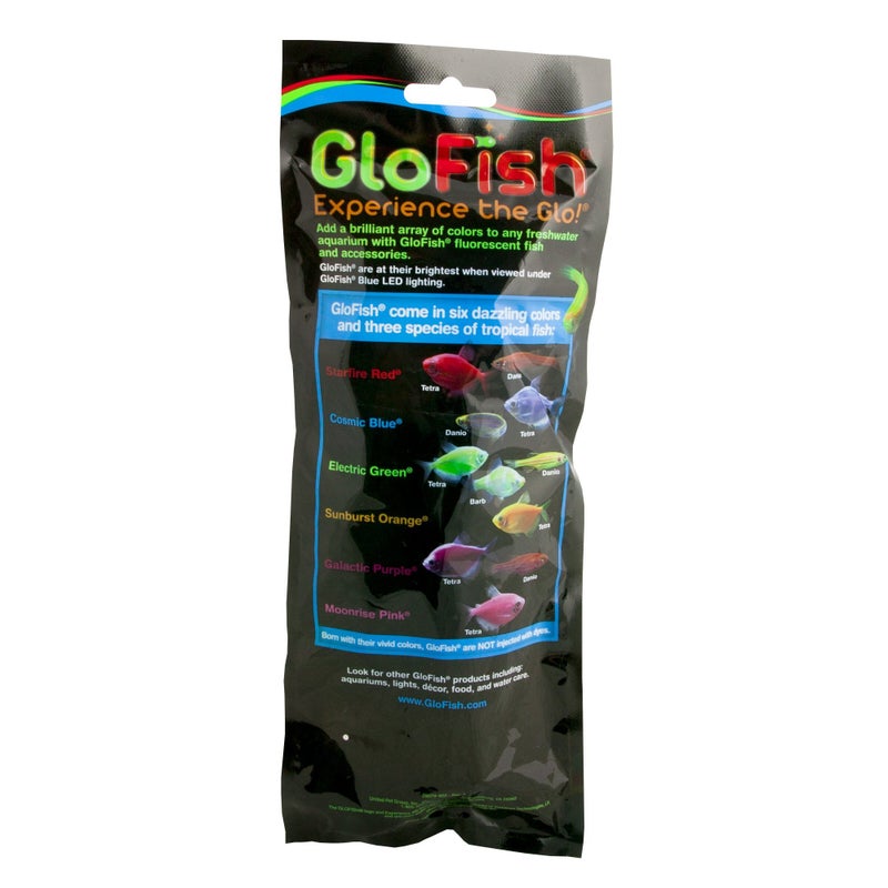 GloFish Fluorescent Plant, Blue Small, Aquarium DÃ©cor, Fluoresces Under Blue LEDs - Image 2